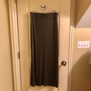 Olive Green Maxi Skirt